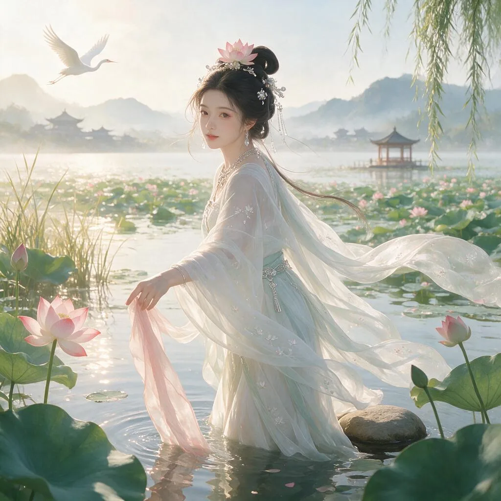六月·荷花仙子