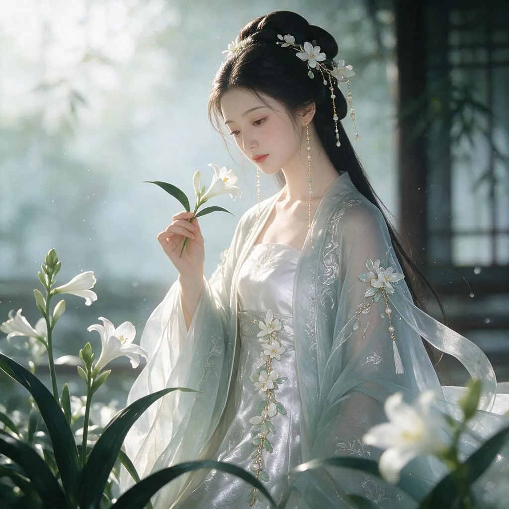 七月·玉簪仙子