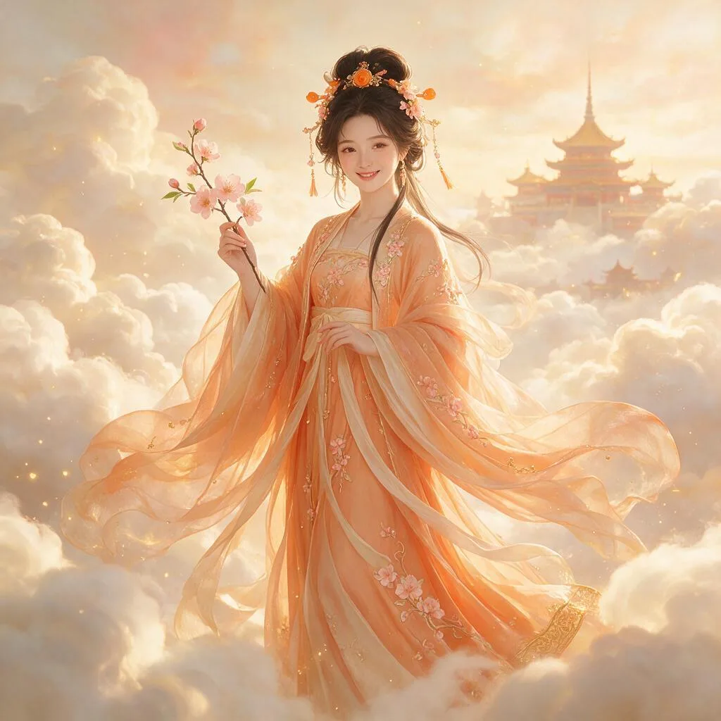 二仙女·橙衣